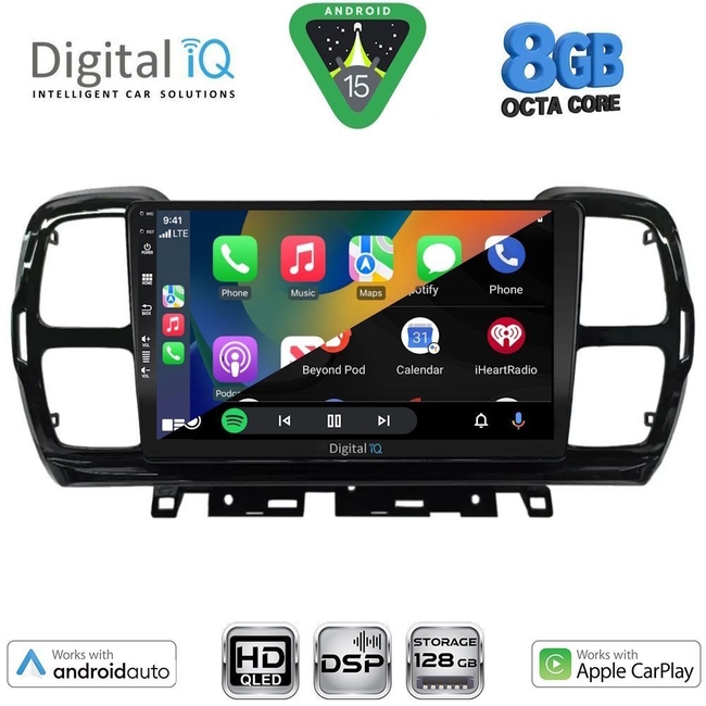 DIGITAL IQ BXF 7088_CPAA (9inc) MULTIMEDIA TABLET for CITROEN C5 AIRCROSS mod. 2017-2021