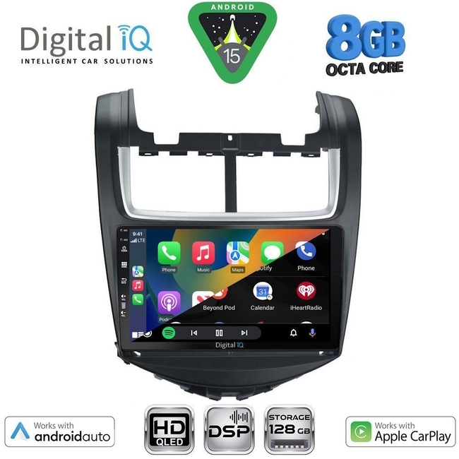 DIGITAL IQ BXF 7075_CPAA (9inc) MULTIMEDIA TABLET for CHEVROLET AVEO mod. 2014-2017