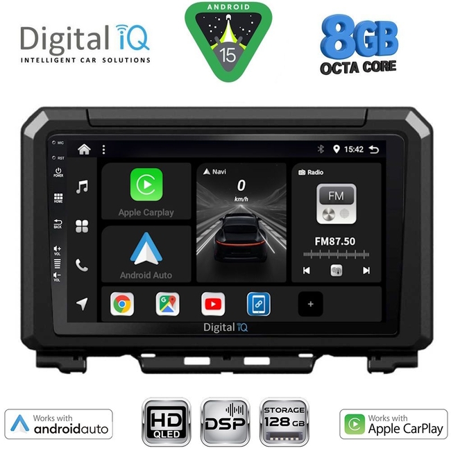 DIGITAL IQ BXF 7679_CPAA (9inc) MULTIMEDIA TABLET for SUZUKI JIMNY mod. 2017-2026