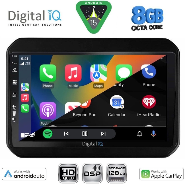 DIGITAL IQ BXF 7676_CPAA (9inc) MULTIMEDIA TABLET for SUZUKI IGNIS mod. 2016-2026