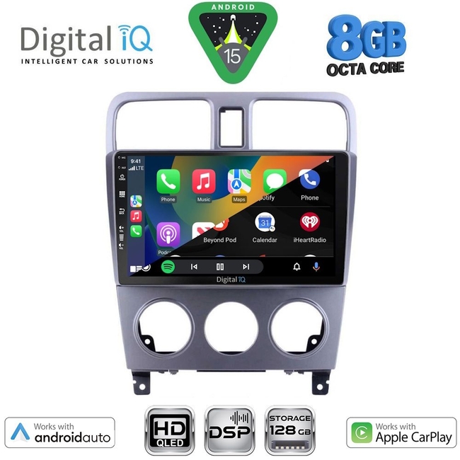DIGITAL IQ BXF 7661_CPAA (9inc) MULTIMEDIA TABLET for SUBARU FORESTER  mod. 2002-2008