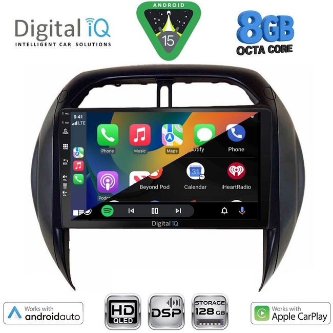 DIGITAL IQ BXF 7730_CPAA CLIMA (9inc) MULTIMEDIA TABLET for TOYOTA RAV 4 mod. 2000-2006