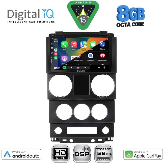 DIGITAL IQ BXF 7292_CPAA (9inc) MULTIMEDIA TABLET for JEEP WRANGLER  mod. 2006-2011