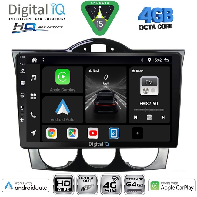DIGITAL IQ BXK 19391_CPAA (10inc) MULTIMEDIA TABLET for MAZDA CX9 mod. 2006-2015