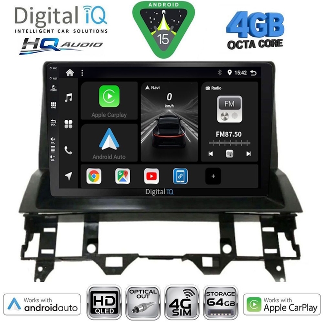 DIGITAL IQ BXK 19376_CPAA DASH (10inc) MULTIMEDIA TABLET for MAZDA 6 mod. 2002-2008