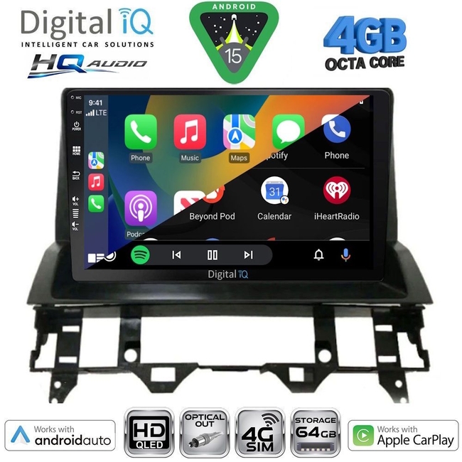 DIGITAL IQ BXK 19376_CPAA DASH (10inc) MULTIMEDIA TABLET for MAZDA 6 mod. 2002-2008