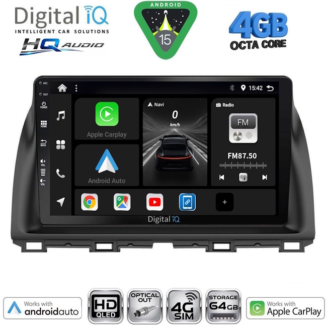 DIGITAL IQ BXK 19380_CPAA (10inc) MULTIMEDIA TABLET for MAZDA  CX5 mod. 2013-2017