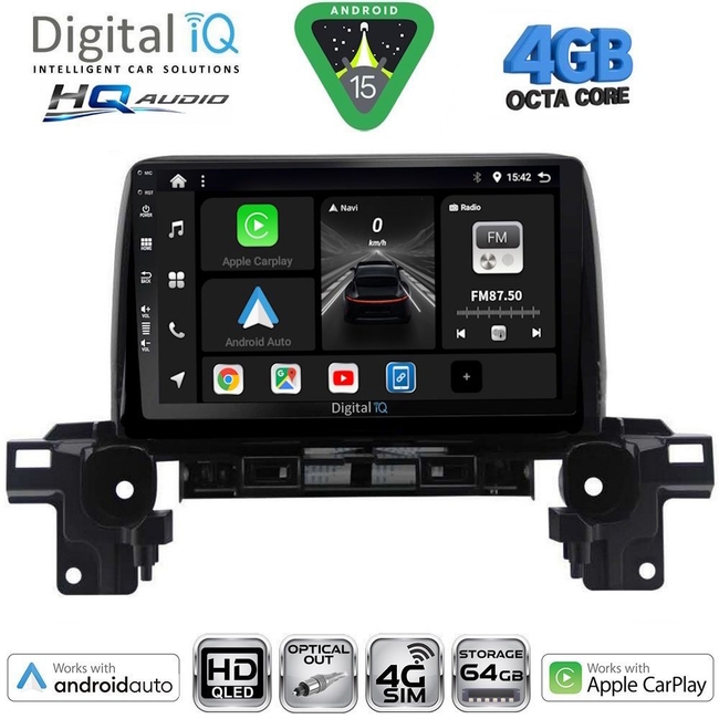 DIGITAL IQ BXK 19380_CPAA (10inc) MULTIMEDIA TABLET for MAZDA  CX5 mod. 2013-2017