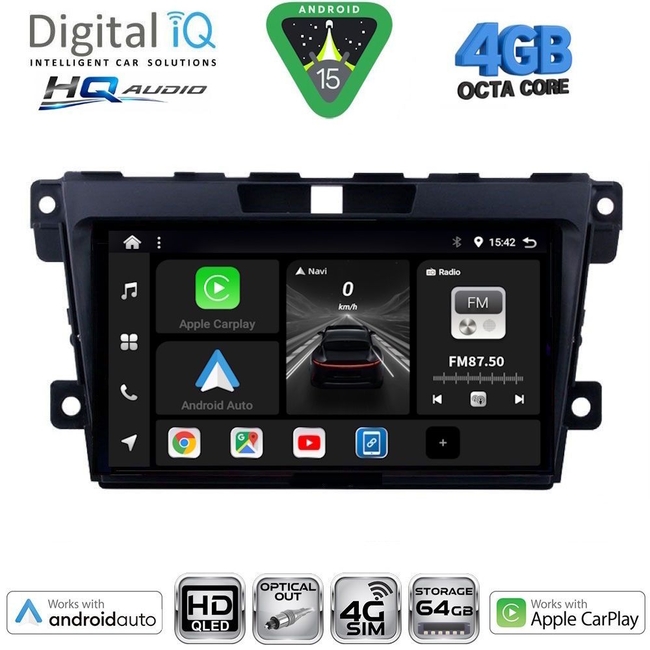 DIGITAL IQ BXK 19380_CPAA (10inc) MULTIMEDIA TABLET for MAZDA  CX5 mod. 2013-2017