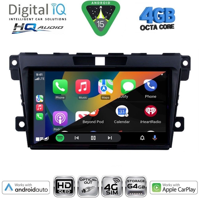 DIGITAL IQ BXK 19380_CPAA (10inc) MULTIMEDIA TABLET for MAZDA  CX5 mod. 2013-2017