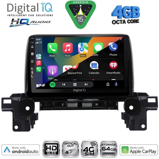 DIGITAL IQ BXK 19380_CPAA (10inc) MULTIMEDIA TABLET for MAZDA  CX5 mod. 2013-2017