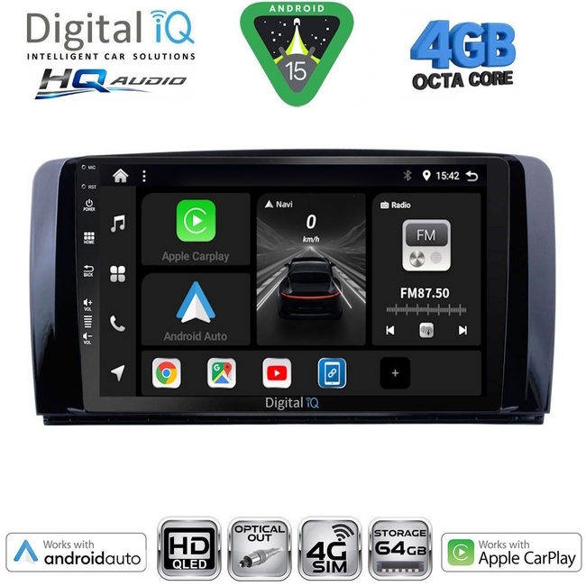 DIGITAL IQ BXK 19420_CPAA (10inc) MULTIMEDIA TABLET for MERCEDES VITO - VIANO (W639) mod. 2003-2007