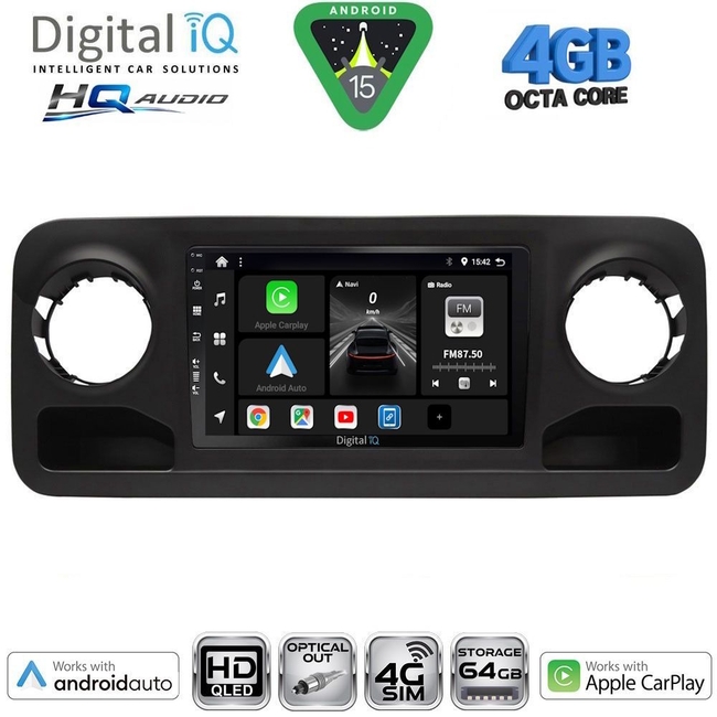 DIGITAL IQ BXK 19420_CPAA (10inc) MULTIMEDIA TABLET for MERCEDES VITO - VIANO (W639) mod. 2003-2007