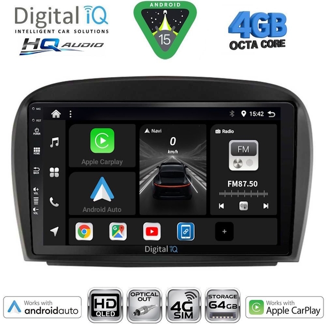 DIGITAL IQ BXK 19420_CPAA (10inc) MULTIMEDIA TABLET for MERCEDES VITO - VIANO (W639) mod. 2003-2007
