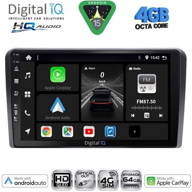 DIGITAL IQ BXK 19430_CPAA (10inc) MULTIMEDIA TABLET for MITSUBISHI ASX mod. 2009-2020 - PEUGEOT 4008 mod. 2012-2018