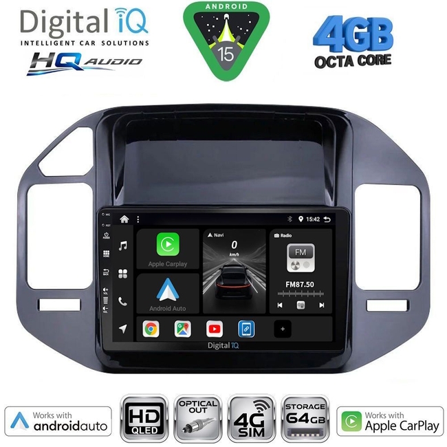 DIGITAL IQ BXK 19440_CPAA (10inc) MULTIMEDIA TABLET for MITSUBISHI OUTLANDER mod. 2020-2022