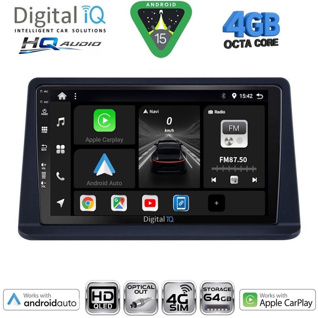DIGITAL IQ BXK 19440_CPAA (10inc) MULTIMEDIA TABLET for MITSUBISHI OUTLANDER mod. 2020-2022