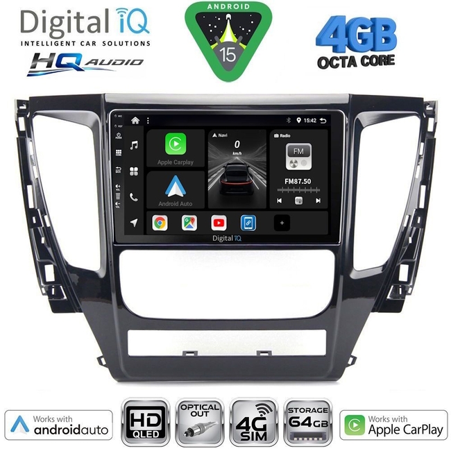 DIGITAL IQ BXK 19440_CPAA (10inc) MULTIMEDIA TABLET for MITSUBISHI OUTLANDER mod. 2020-2022