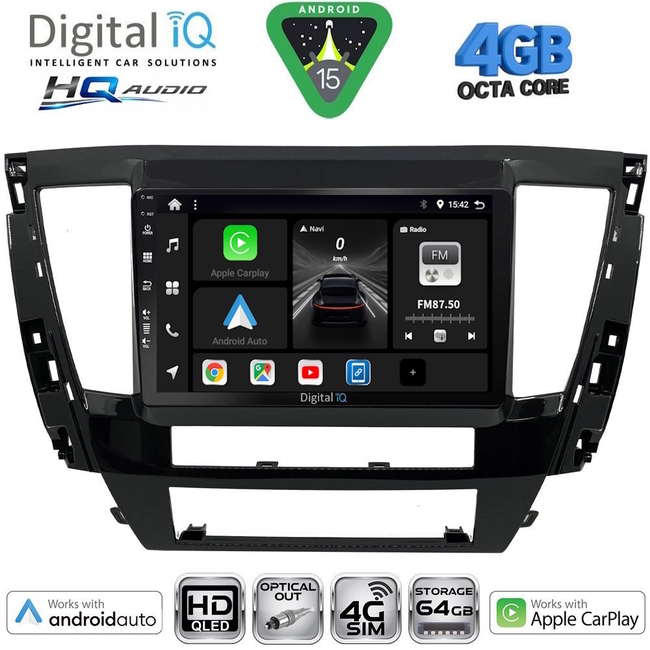 DIGITAL IQ BXK 19440_CPAA (10inc) MULTIMEDIA TABLET for MITSUBISHI OUTLANDER mod. 2020-2022