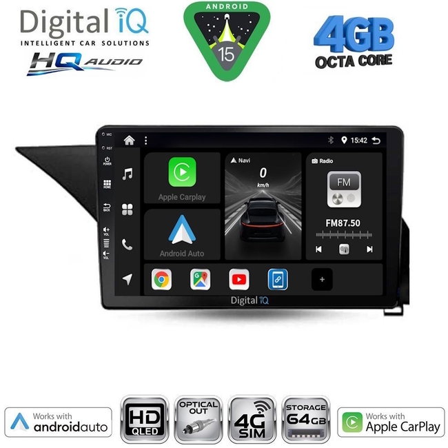 DIGITAL IQ BXK 19409_CPAA (10inc) MULTIMEDIA TABLET for MERCEDES E (W212) mod. 2009-2016