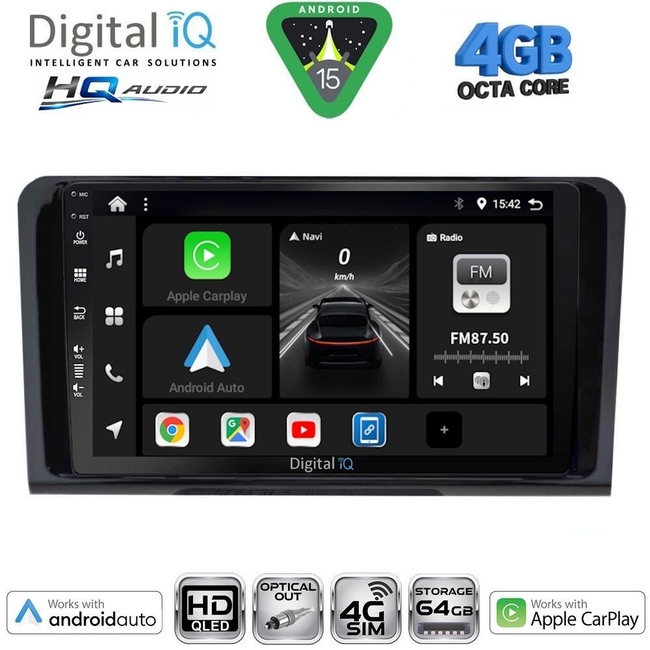 DIGITAL IQ BXK 19410_CPAA (10inc) MULTIMEDIA TABLET for MERCEDES E (W212) mod. 2012-2014 (NTG 4.5)