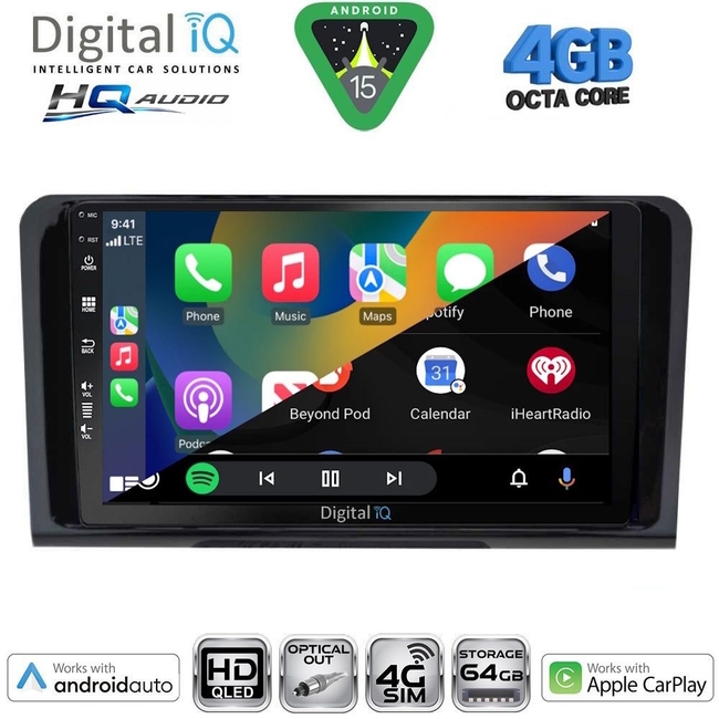 DIGITAL IQ BXK 19410_CPAA (10inc) MULTIMEDIA TABLET for MERCEDES E (W212) mod. 2012-2014 (NTG 4.5)