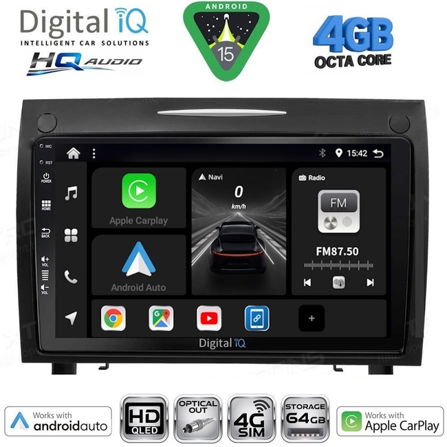DIGITAL IQ BXK 19410_CPAA (10inc) MULTIMEDIA TABLET for MERCEDES E (W212) mod. 2012-2014 (NTG 4.5)