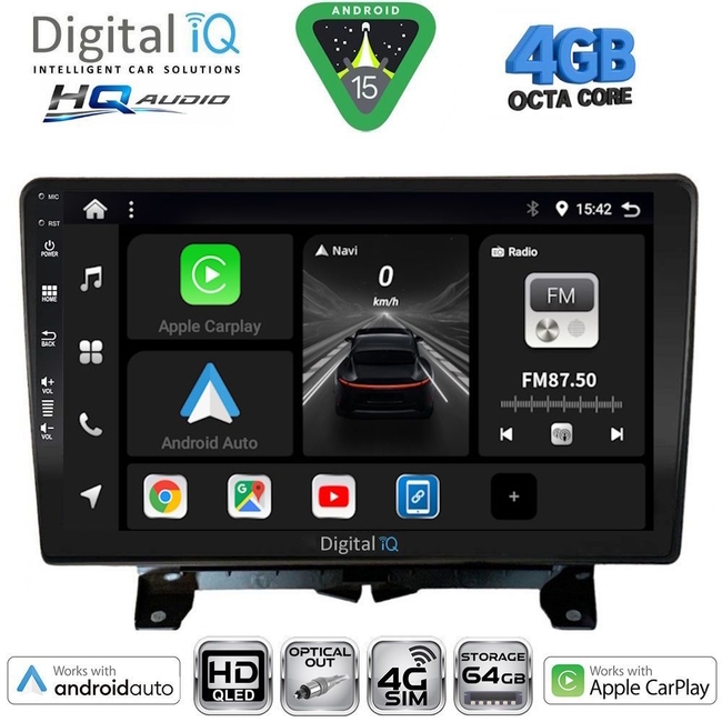 DIGITAL IQ BXK 19330_CPAA (9inc) MULTIMEDIA TABLET for FREELANDER 2 mod. 2006-2014