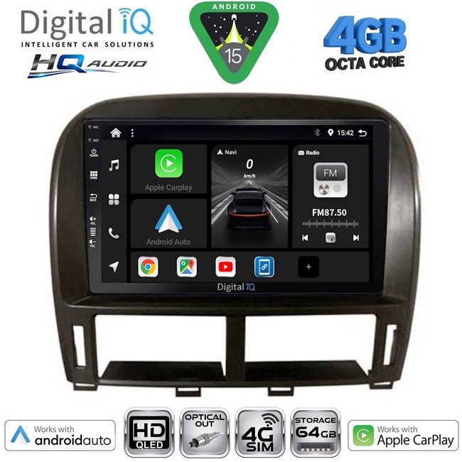 DIGITAL IQ BXK 19340_CPAA (9inc) MULTIMEDIA TABLET for LEXUS CT 200 mod. 2011-2020