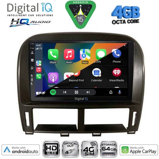 DIGITAL IQ BXK 19340_CPAA (9inc) MULTIMEDIA TABLET for LEXUS CT 200 mod. 2011-2020