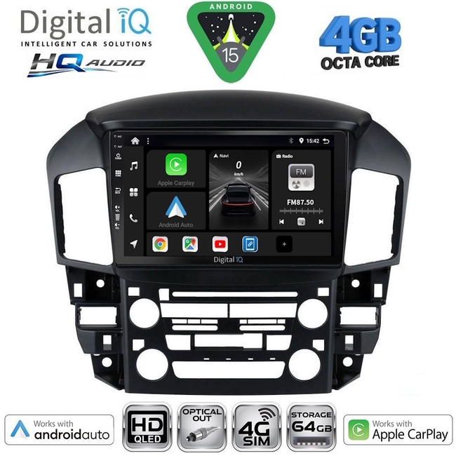DIGITAL IQ BXK 19340_CPAA (9inc) MULTIMEDIA TABLET for LEXUS CT 200 mod. 2011-2020