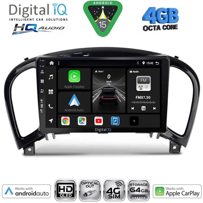 DIGITAL IQ BXK 19452_CPAA (9inc) MULTIMEDIA TABLET for NISSAN JUKE mod. 2009-2020