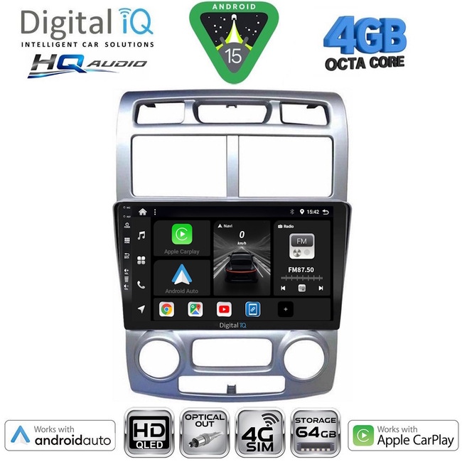 DIGITAL IQ BXK 19320_CPAA (9inc) MULTIMEDIA TABLET for KIA SOUL mod. 2008-2013