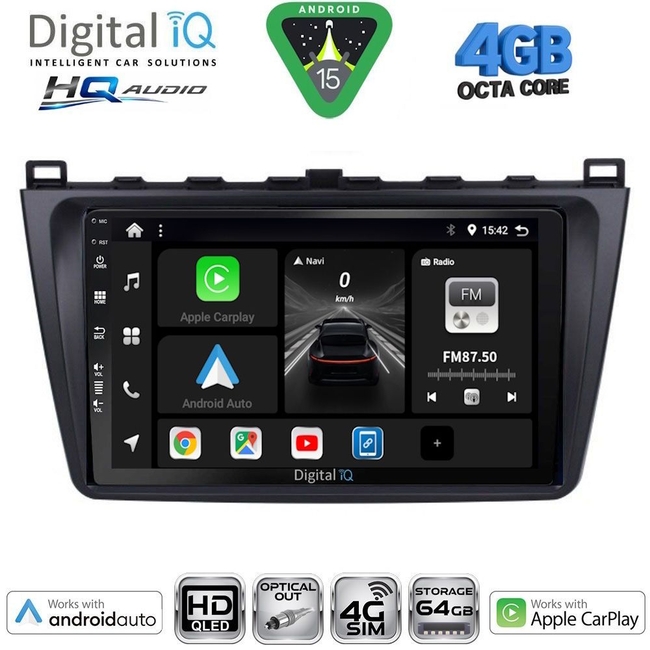 DIGITAL IQ BXK 19370_CPAA (9inc) MULTIMEDIA TABLET for MAZDA 5  mod. 2004-2010