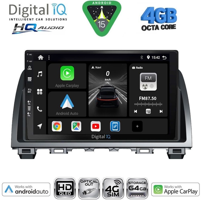 DIGITAL IQ BXK 19370_CPAA (9inc) MULTIMEDIA TABLET for MAZDA 5  mod. 2004-2010