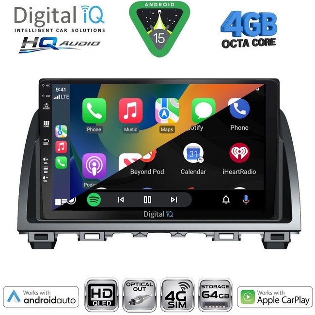 DIGITAL IQ BXK 19378_CPAA (9inc) MULTIMEDIA TABLET for MAZDA 6 mod. 2012-2017