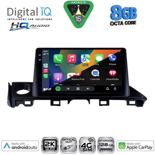 DIGITAL IQ BXK 20379_CPAA (9inc) MULTIMEDIA TABLET for MAZDA 6 mod. 2017-2020
