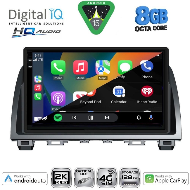 DIGITAL IQ BXK 20378_CPAA (9inc) MULTIMEDIA TABLET for MAZDA 6 mod. 2012-2017