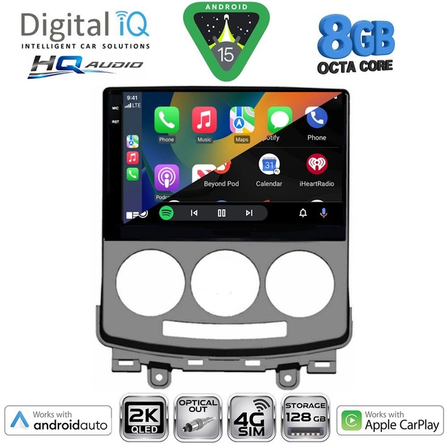 DIGITAL IQ BXK 20370_CPAA (9inc) MULTIMEDIA TABLET for MAZDA 5  mod. 2004-2010
