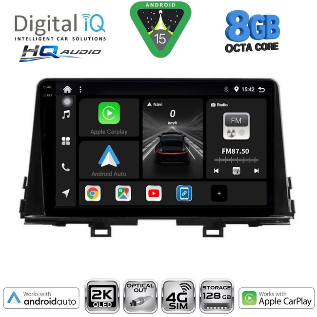 DIGITAL IQ BXK 20309_CPAA (9inc) MULTIMEDIA TABLET for KIA PICANTO mod. 2017-2021