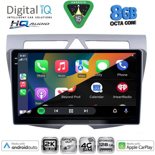 DIGITAL IQ BXK 20307_CPAA (9inc) MULTIMEDIA TABLET for KIA PICANTO mod. 2008-2011