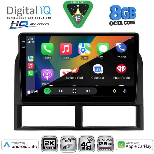 DIGITAL IQ BXK 20280_CPAA (9inc) MULTIMEDIA TABLET for JEEP GRAND CHEROKEE mod. 1999-2004