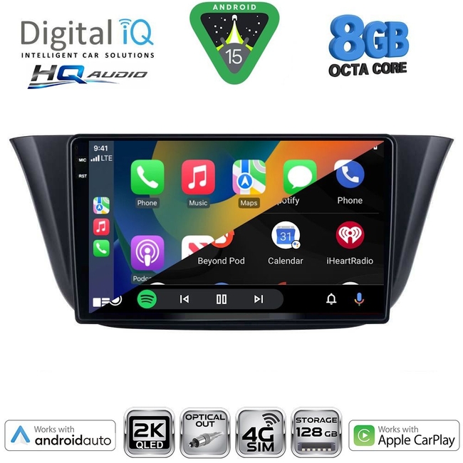 DIGITAL IQ BXK 20265_CPAA (9inc) MULTIMEDIA TABLET for IVECO DAILY mod. 2014-2023