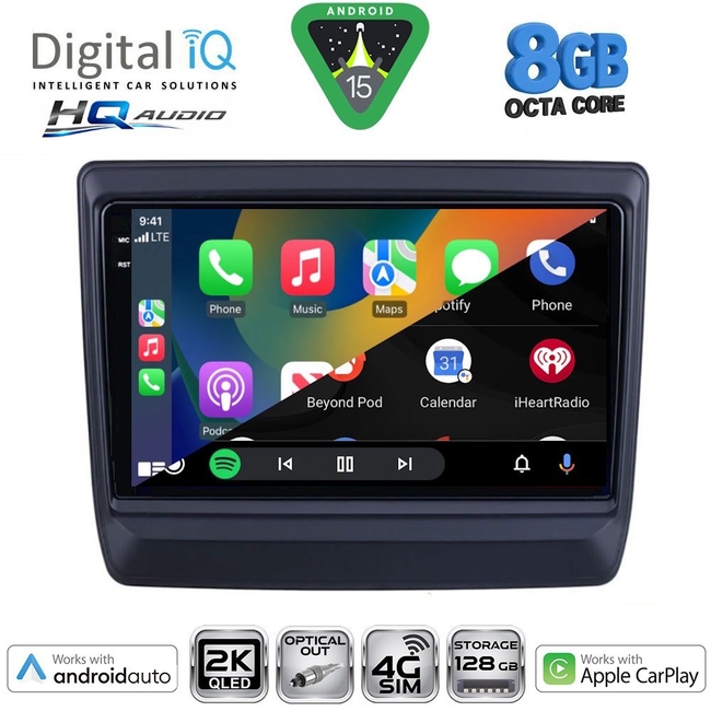 DIGITAL IQ BXK 20256_CPAA (9inc) MULTIMEDIA TABLET for ISUZU DMAX mod. 2020-2026