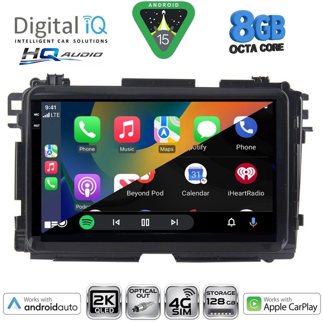 DIGITAL IQ BXK 20201_CPAA (9inc) MULTIMEDIA TABLET for HONDA HRV mod. 2015-2021