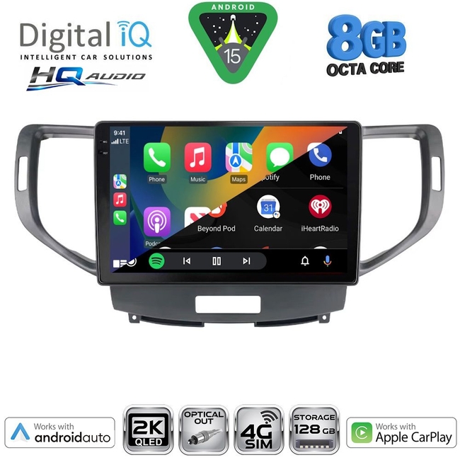 DIGITAL IQ BXK 20183_CPAA (9inc) MULTIMEDIA TABLET for HONDA ACCORD mod. 2008-2013