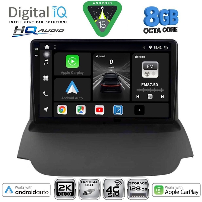 DIGITAL IQ BXK 20150_CPAA (9inc) MULTIMEDIA TABLET for FORD ECOSPORT  mod. 2012-2018