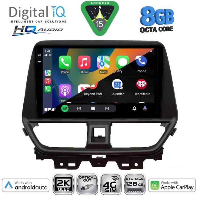DIGITAL IQ BXK 20673_CPAA (9inc) MULTIMEDIA TABLET for SUZUKI BALENO mod. 2022-2026