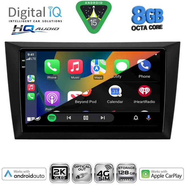 DIGITAL IQ BXK 20746_CPAA  (9inc) MULTIMEDIA TABLET for GOLF 6 mod. 2009-2012