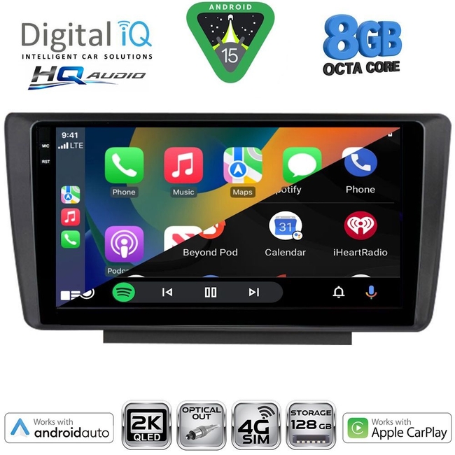 DIGITAL IQ BXK 20594_CPAA (9inc) MULTIMEDIA TABLET for SKODA OCTAVIA 5 mod. 2005-2012